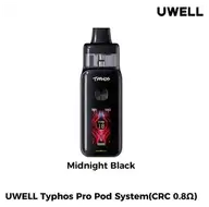 Uwell Typhos Pro Pod Kit [CRC] - MIDNIGHT BLACK