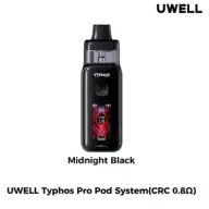 Uwell Typhos Pro Pod Kit [CRC] - MIDNIGHT BLACK