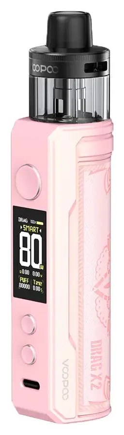 VOOPOO DRAG X2 POD KIT [CRC] - GLOW PINK