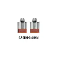 VOOPOO VRIZZ V2 REPLACEMENT POD (2 PACK) [CRC] - 040HM+0.70HM