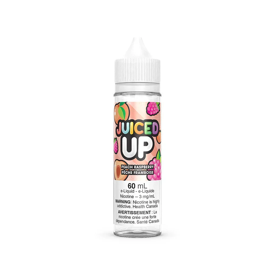 Juiced Up Freebase 60 mL - Peach Raspberry 3mg