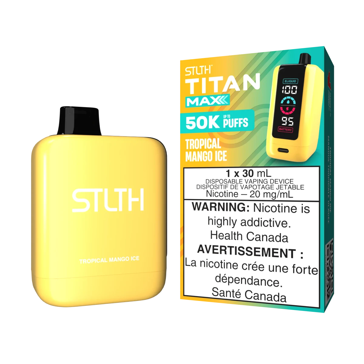 STLTH TITAN MAX 50K - Tropical Mango Ice