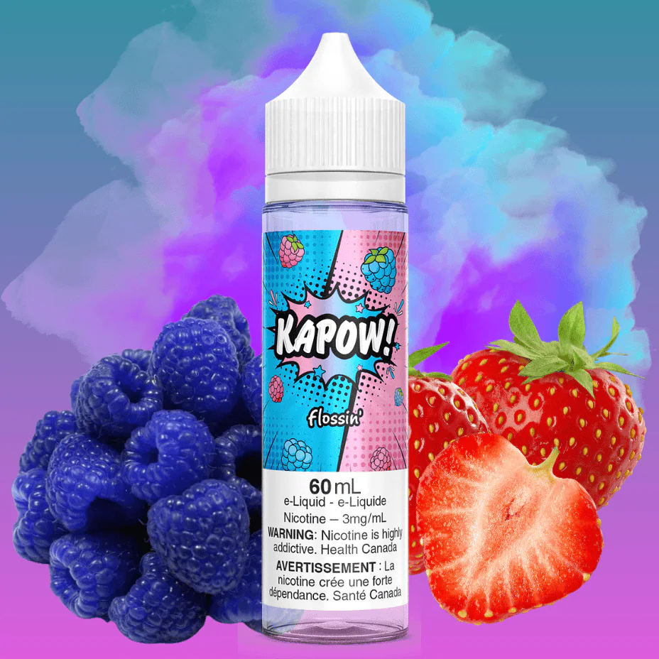 Kapow Cloudy Freebase 60 mL bottle