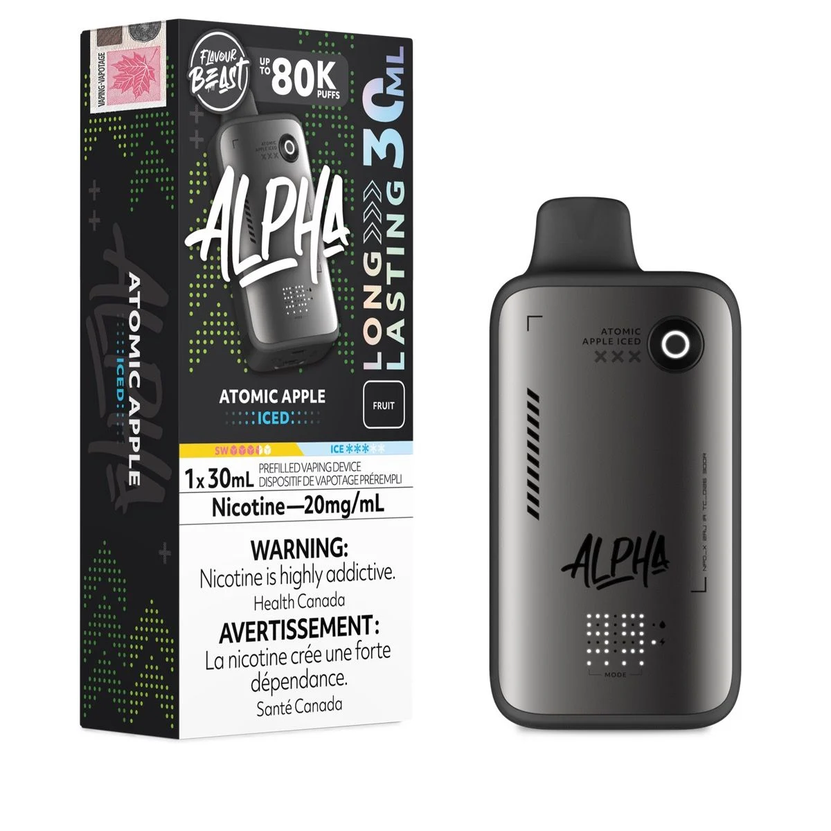 Flavour Beast Alpha 80K - Strawberry Banana Bliss Iced