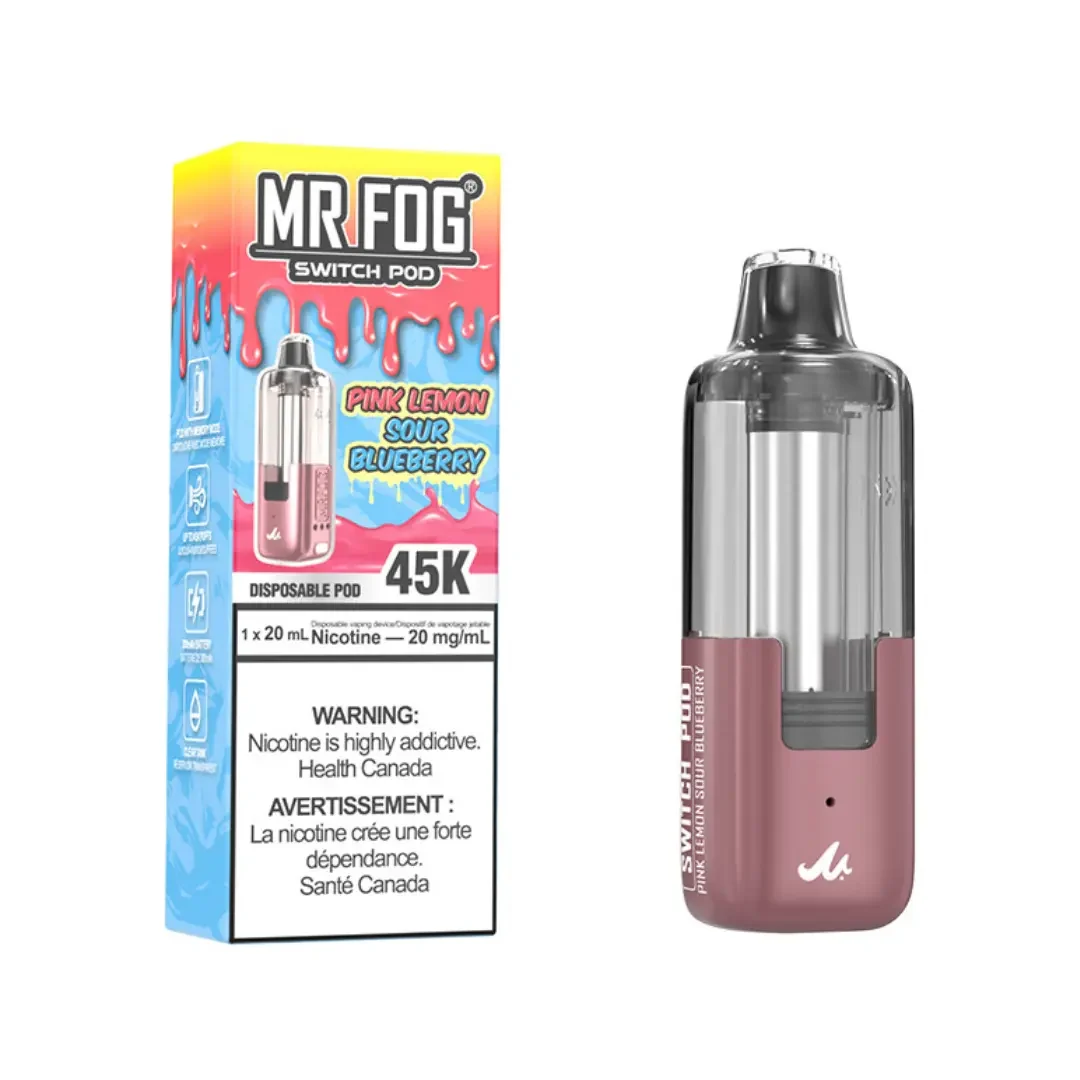 Mr Fog Switch 45K Pod - Pink Lemon Sour Blueberry