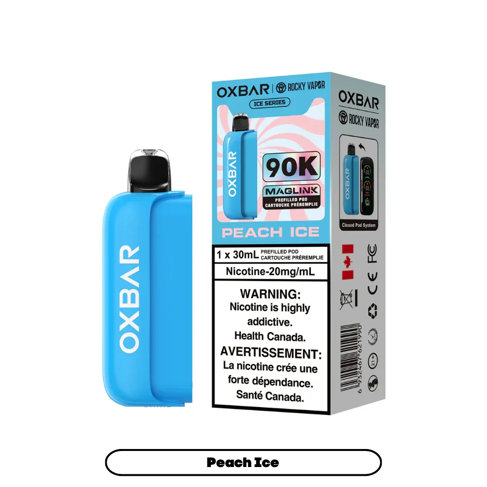 OXBAR Maglink 90K Prefilled Pod - Peach Ice