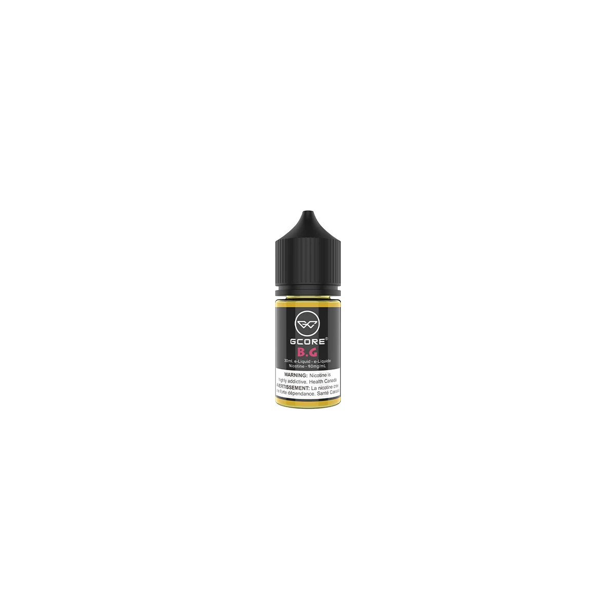 GCORE nic salt e-liquid 30mL — B.G, 10 mg