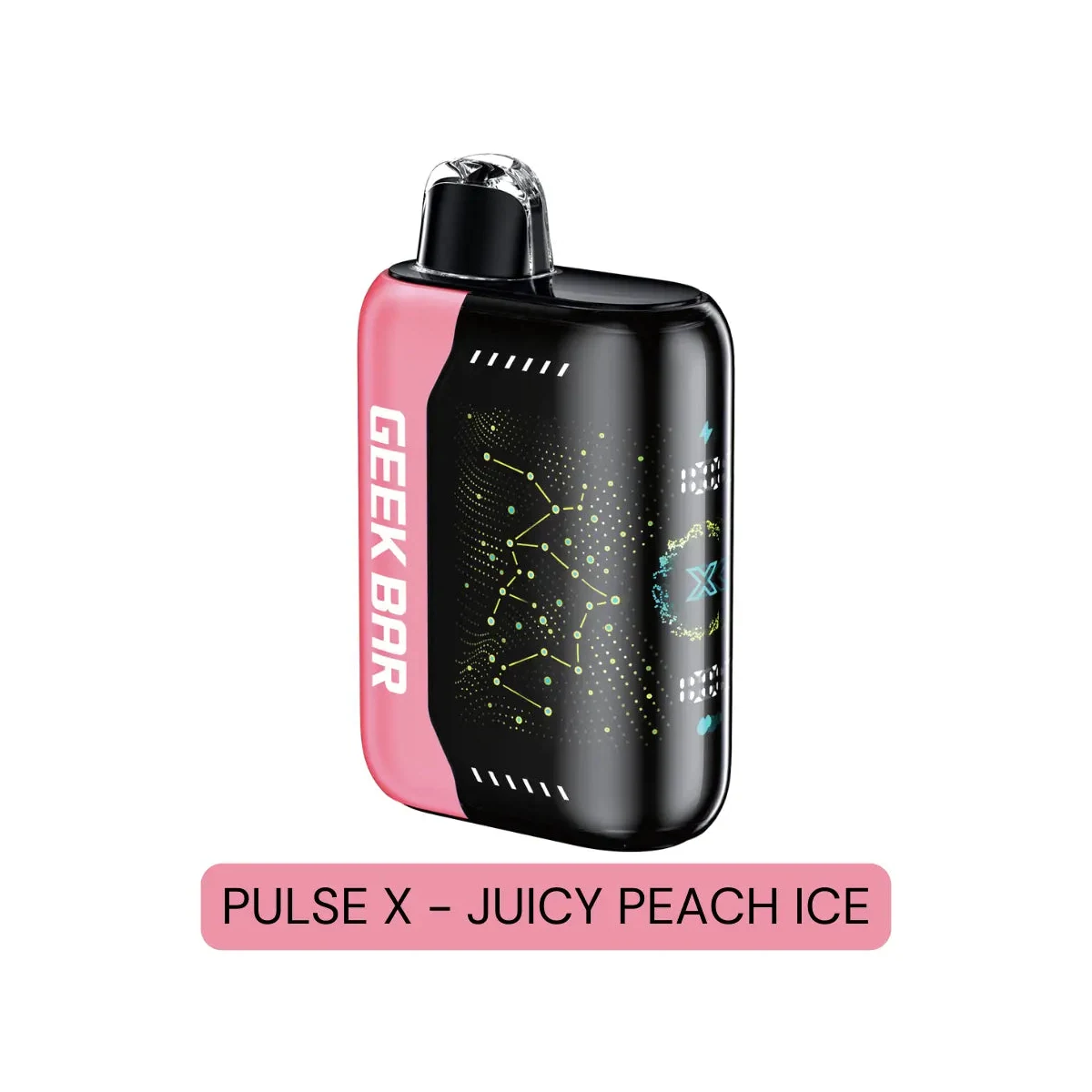 Geek Bar Pulse X disposable vape — Juicy Peach Ice, 20 mg