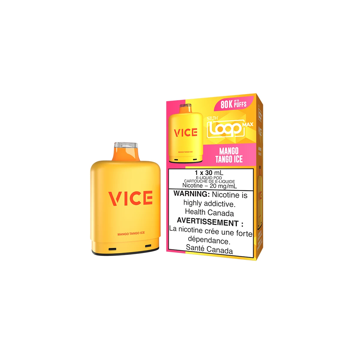 STLTH LOOP MAX x VICE 80K disposable vape — Mango Tango Ice
