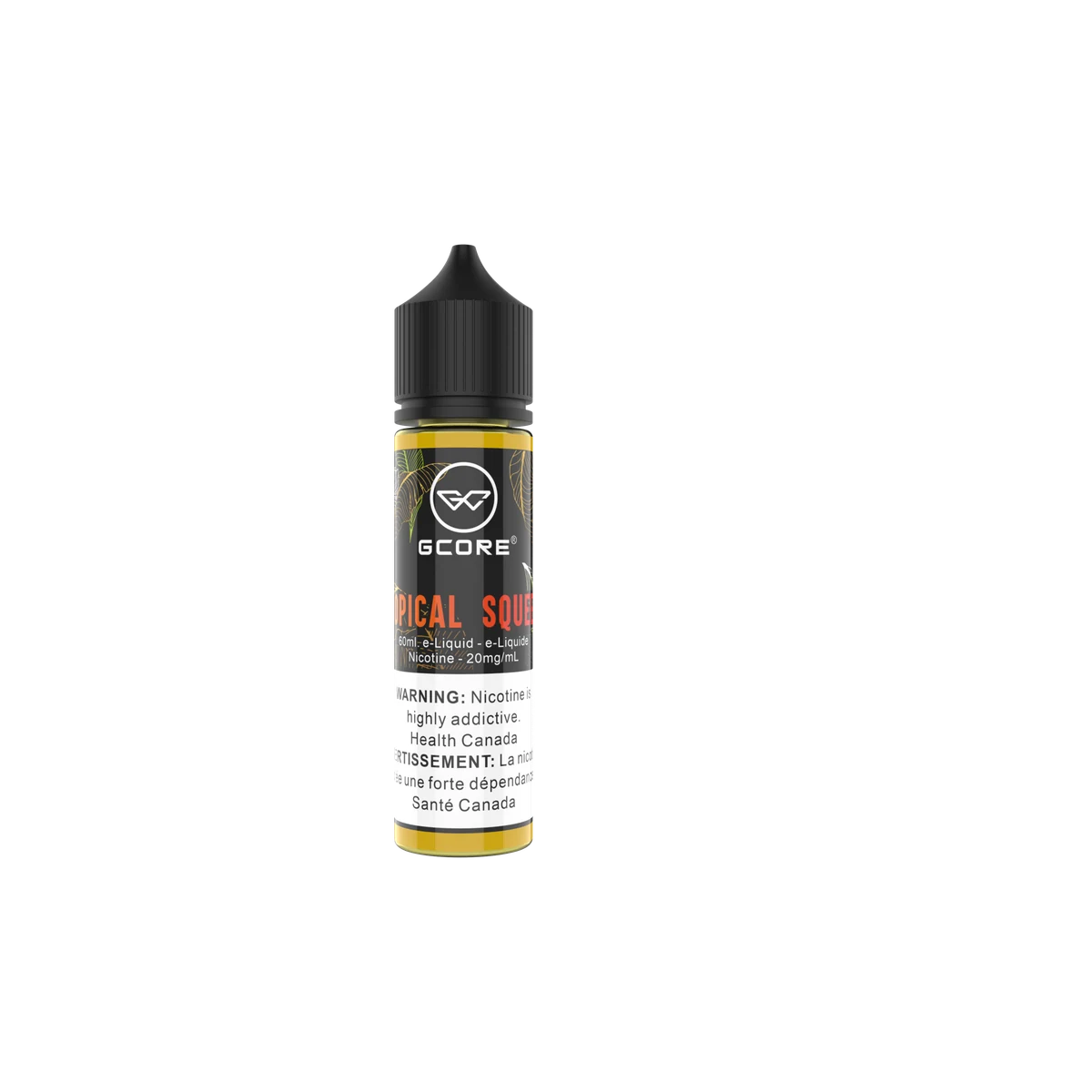 GCORE Tropical salt e-liquid 60mL — Tropical Squeeze, 20 mg