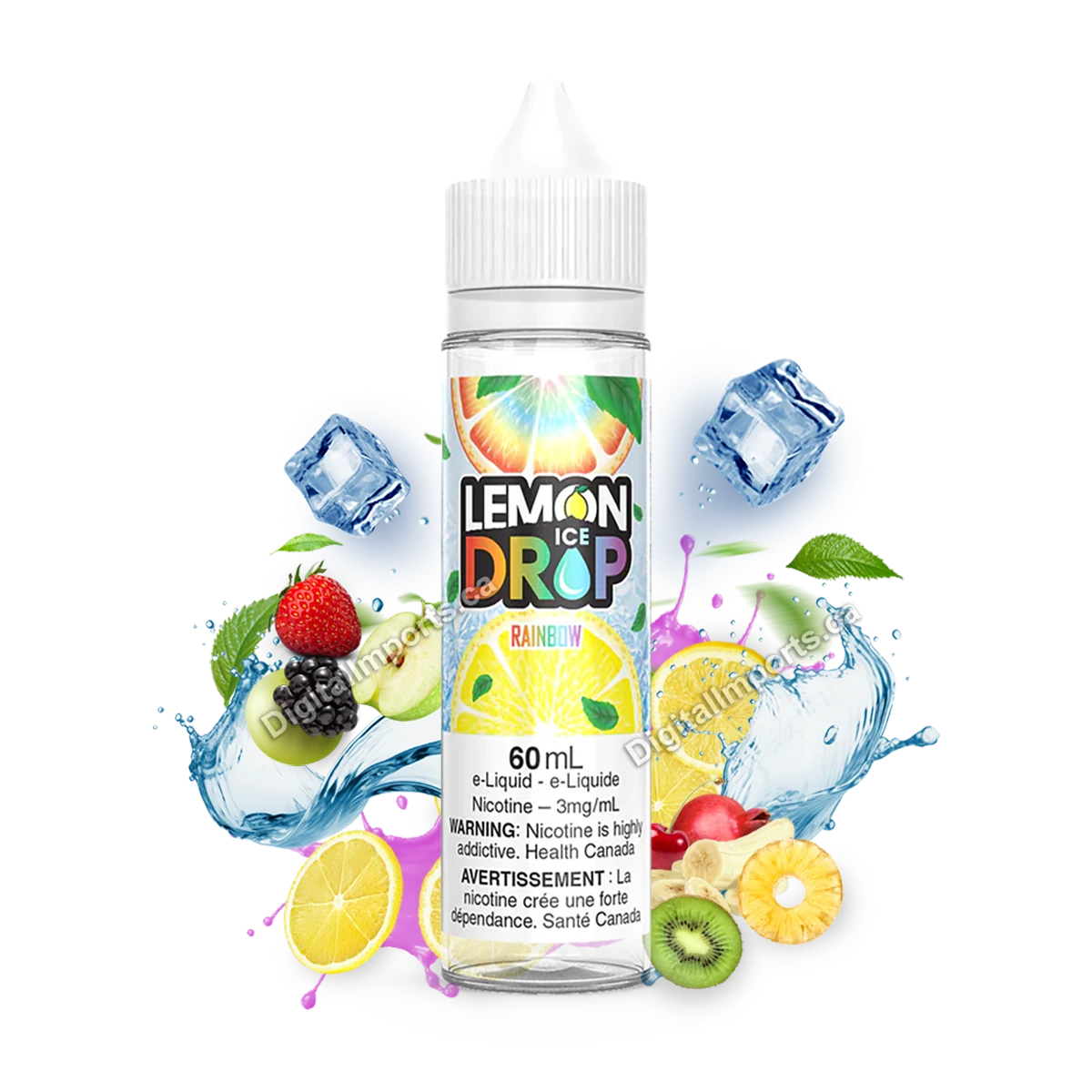 Lemon Drop freebase 60mL e-liquid — PUNCH ICE — 6 mg
