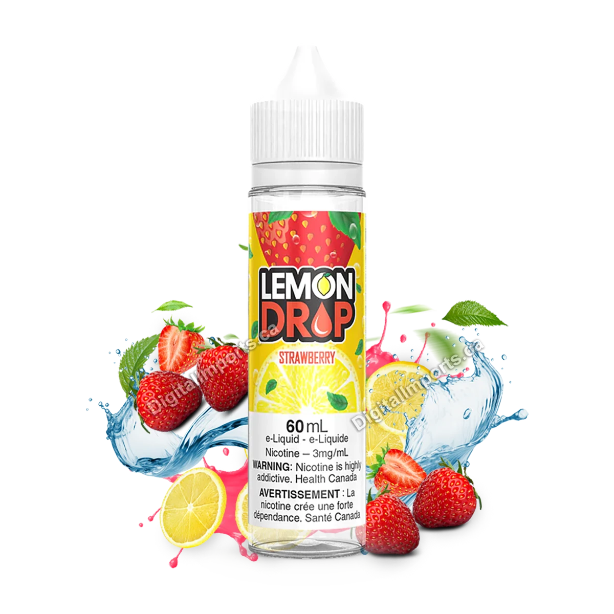 Lemon Drop freebase 60mL e-liquid — STRAWBERRY — 3 mg