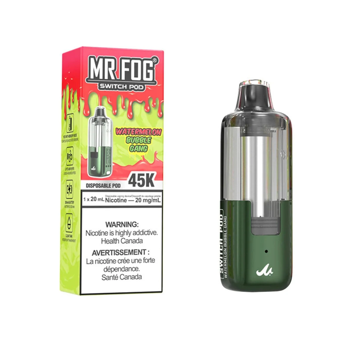 Mr Fog Switch 45K Pod Mr Fog Switch 45K Pod main product photo