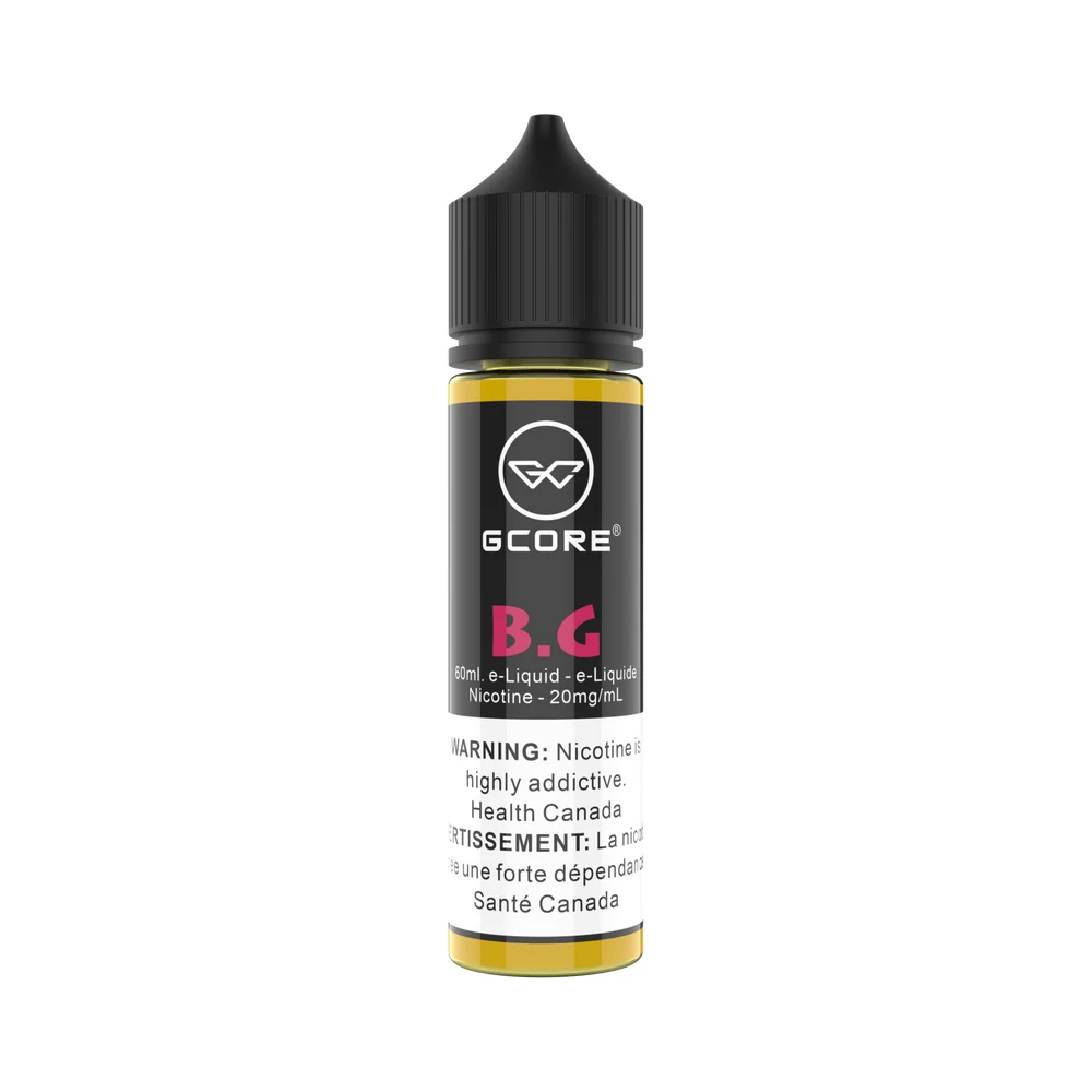 GCORE E-JUICES SALT 60 ml — B.G e-liquid bottle