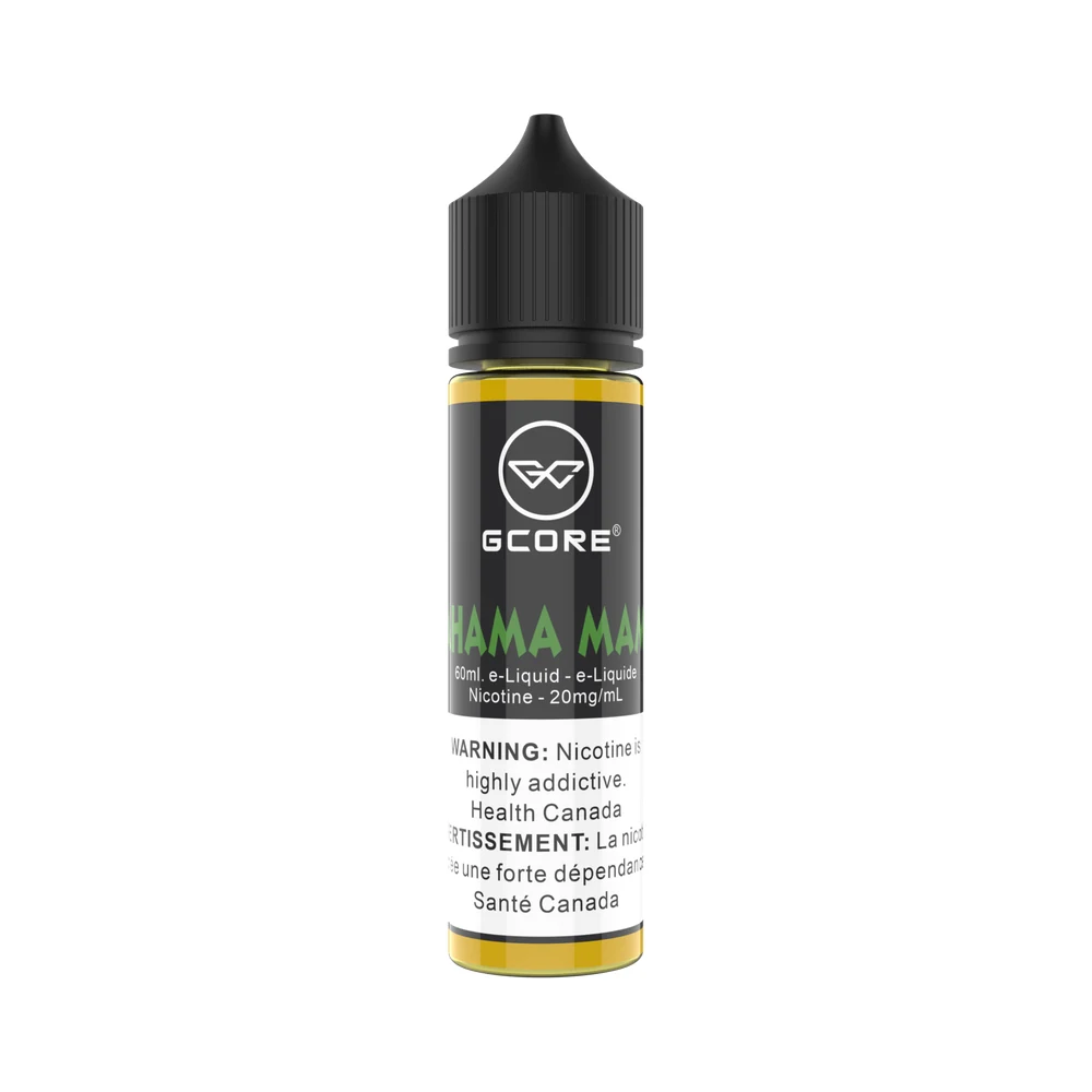 GCORE E-JUICES SALT 60 ml — BAHAMA MAMA e-liquid bottle