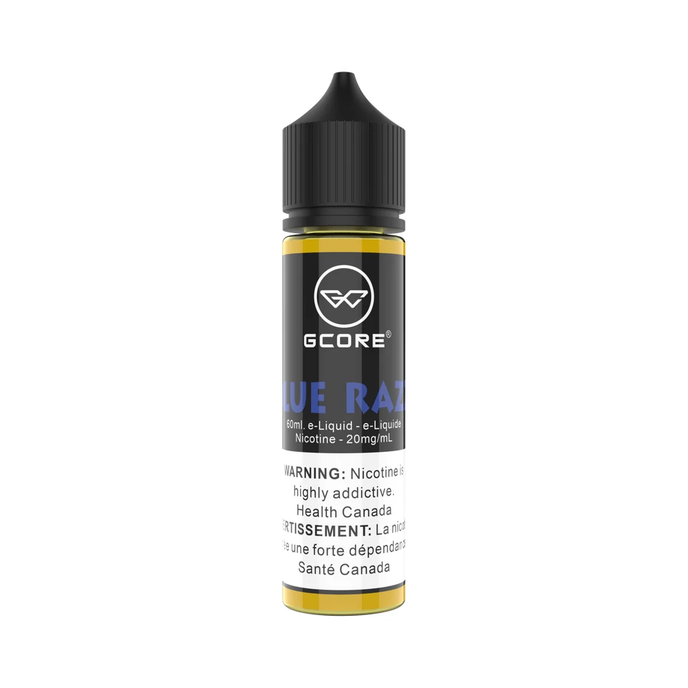 GCORE E-JUICES SALT 60 ml — BLUE RAZZ e-liquid bottle