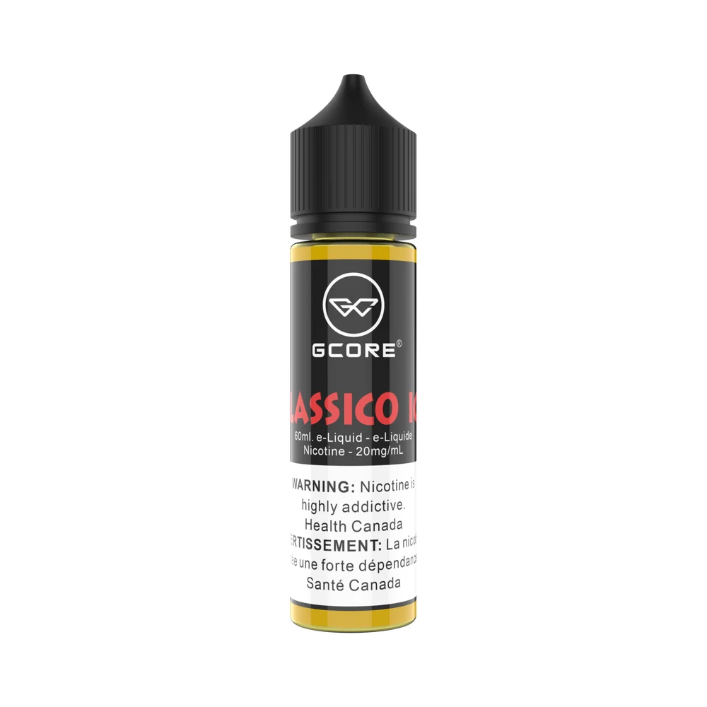 GCORE E-JUICES SALT 60 ml — CLASSICO ICE e-liquid bottle