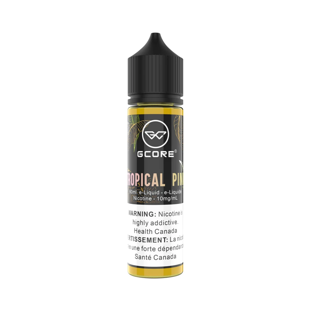 GCORE Tropical Salt 60mL 10mg — Tropical Pink e-liquid bottle
