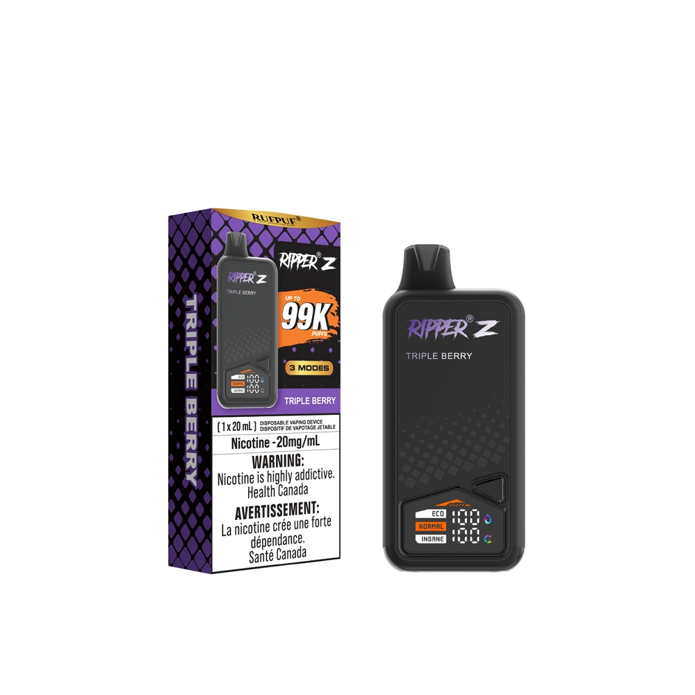 GCORE Ripper Z 99K Triple Berry 20 mg disposable vape