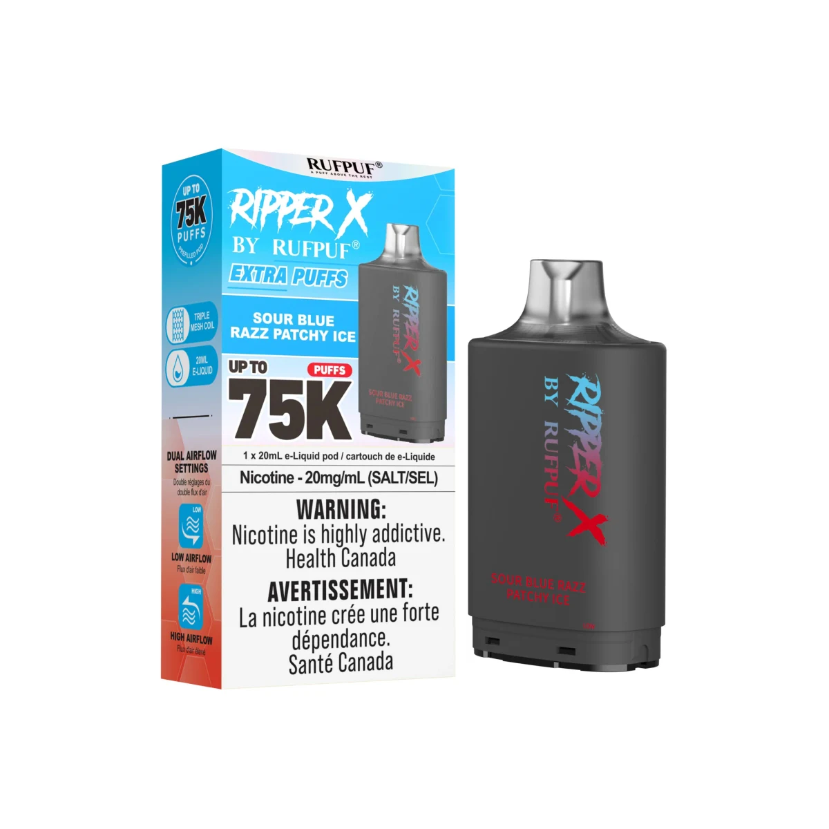 Ripper X 75K Pod - Sour B.G