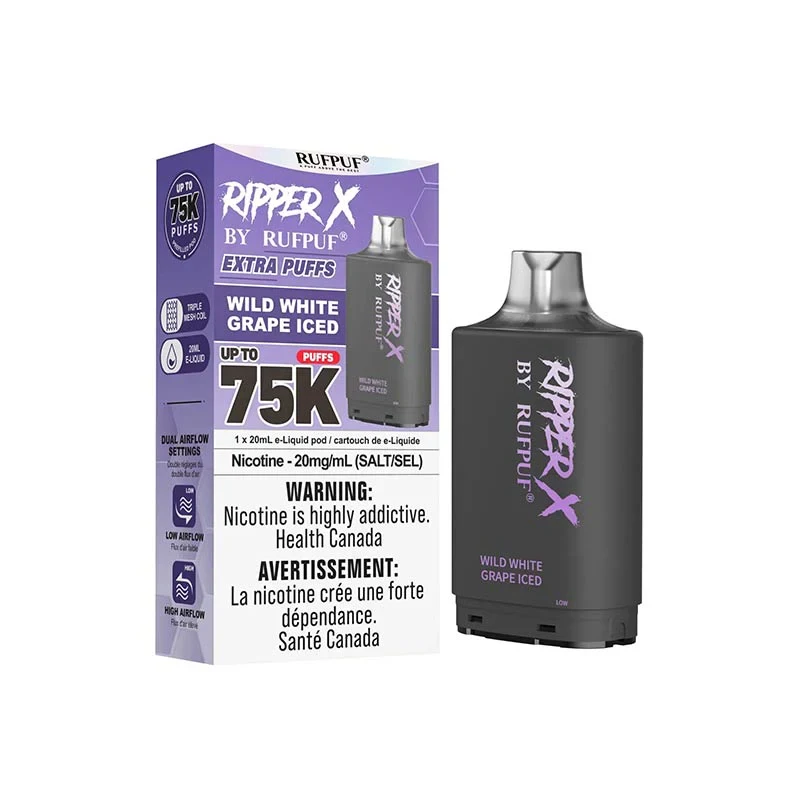 Ripper X 75K Pod - Wild White Grape Iced