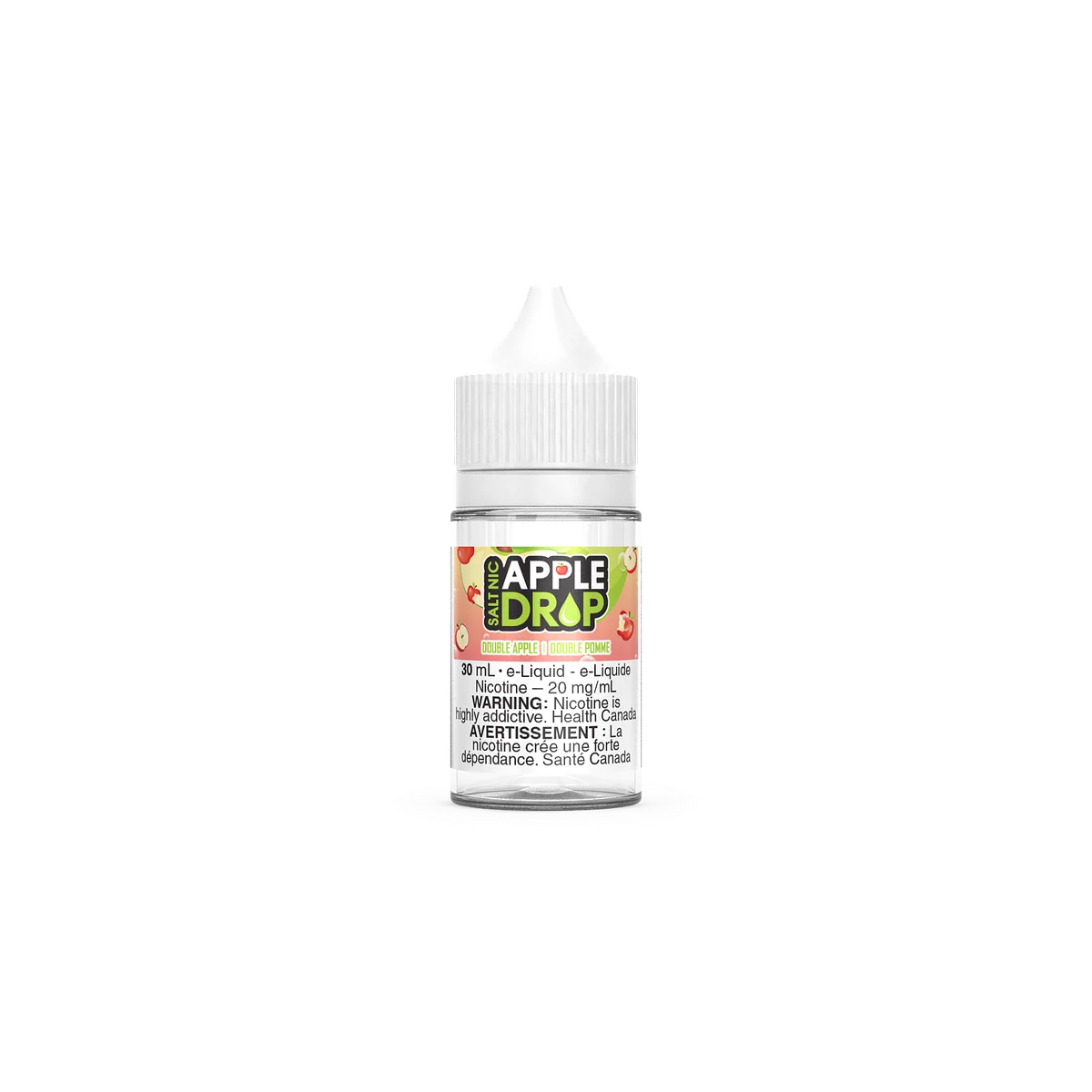 Apple Drop Ice Nic Salt 30 mL — Double Apple e-liquid bottle