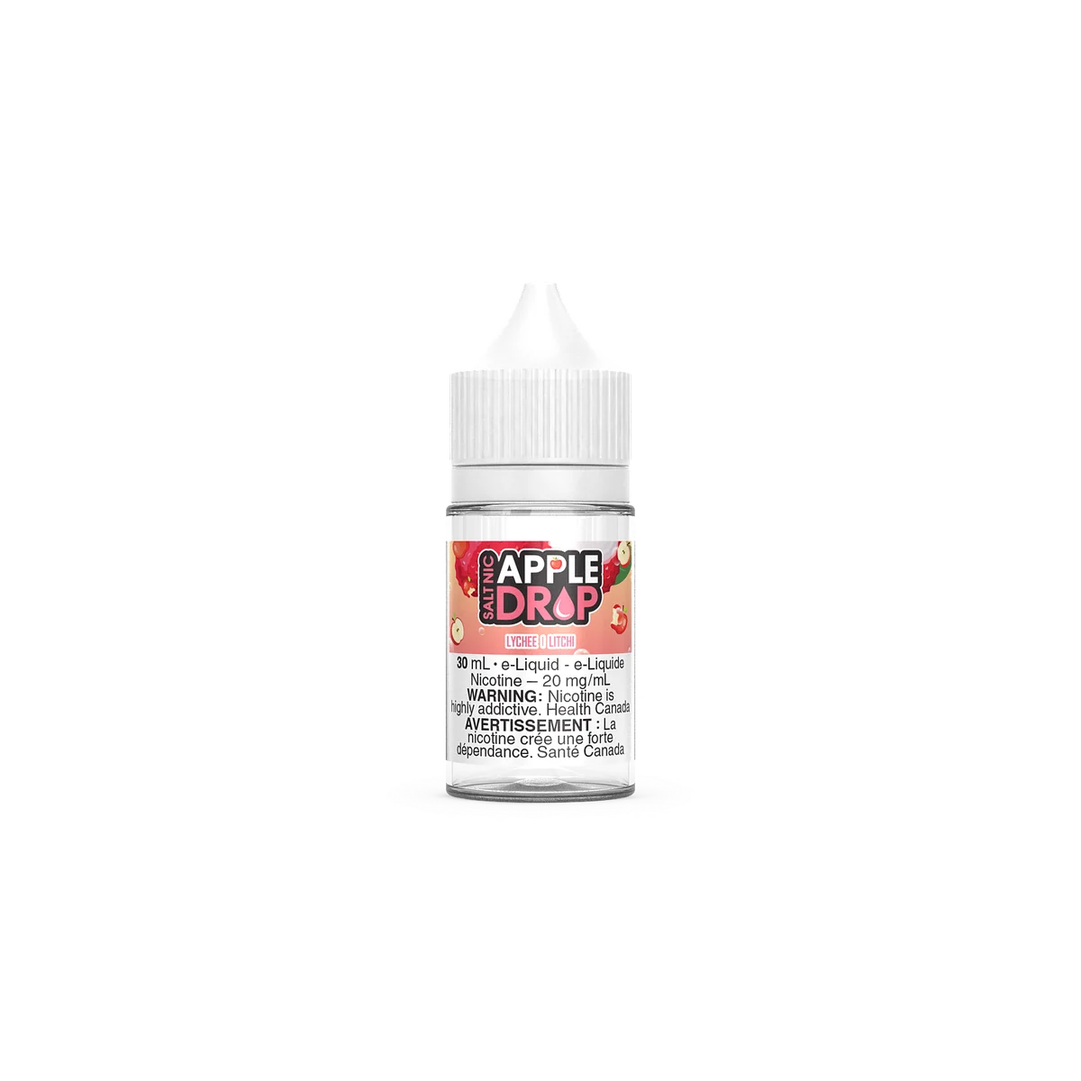 Apple Drop Ice Nic Salt 30 mL — Lychee e-liquid bottle