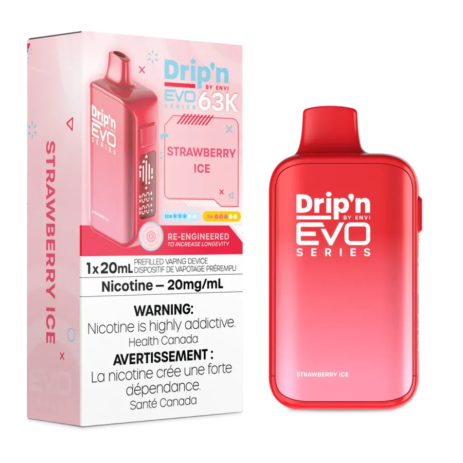 DRIP IN Envy 63K — Strawberry Ice disposable vape