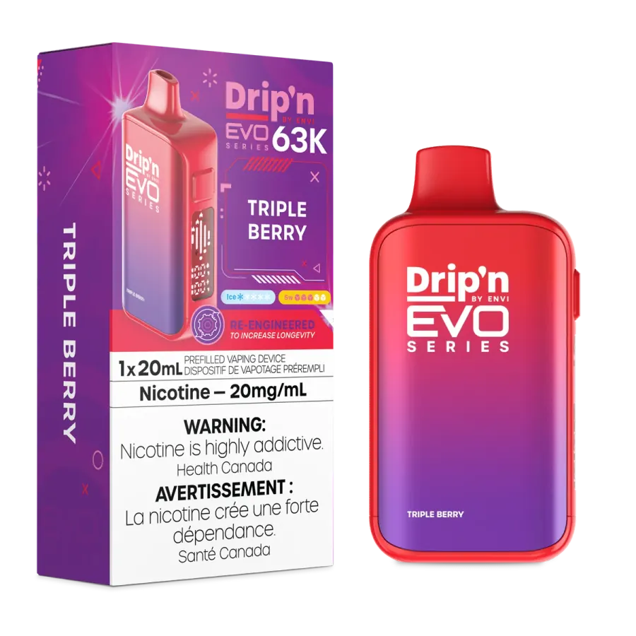 DRIP IN Envy 63K — Triple Berry disposable vape