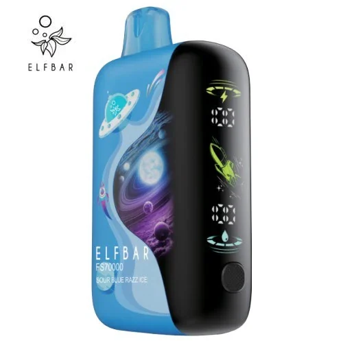 ELF BAR FS70K — Sour Blue Razz Ice disposable vape