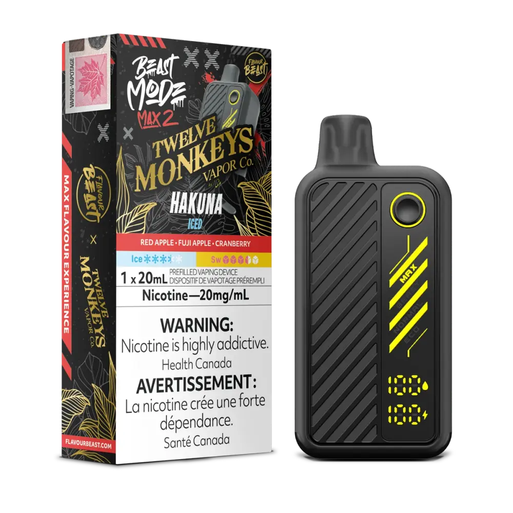 Flavour Beast X Twelve Monkeys Beast Mode Max 2 50K main product photo