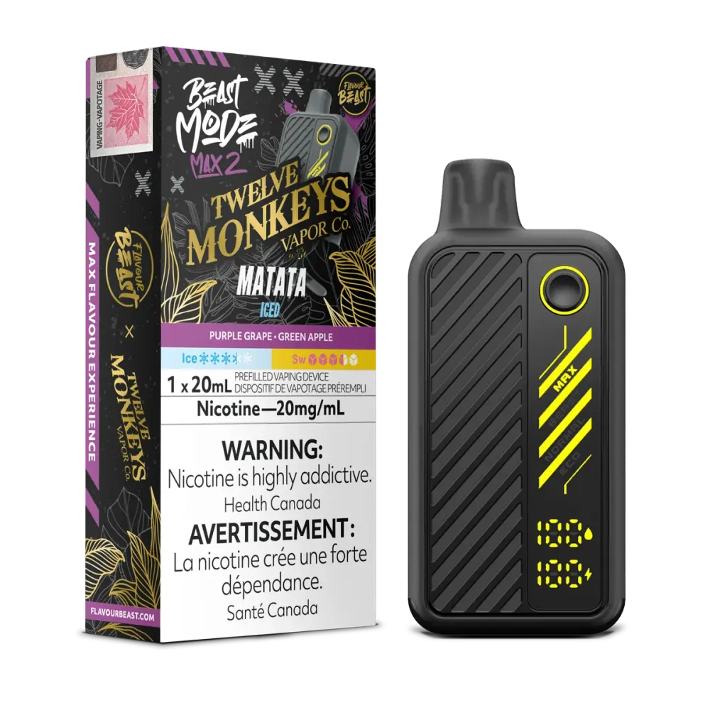 FLAVOUR BEAST X TWELVE MONKEYS BEAST MODE MAX 2 50K — MATATA disposable vape