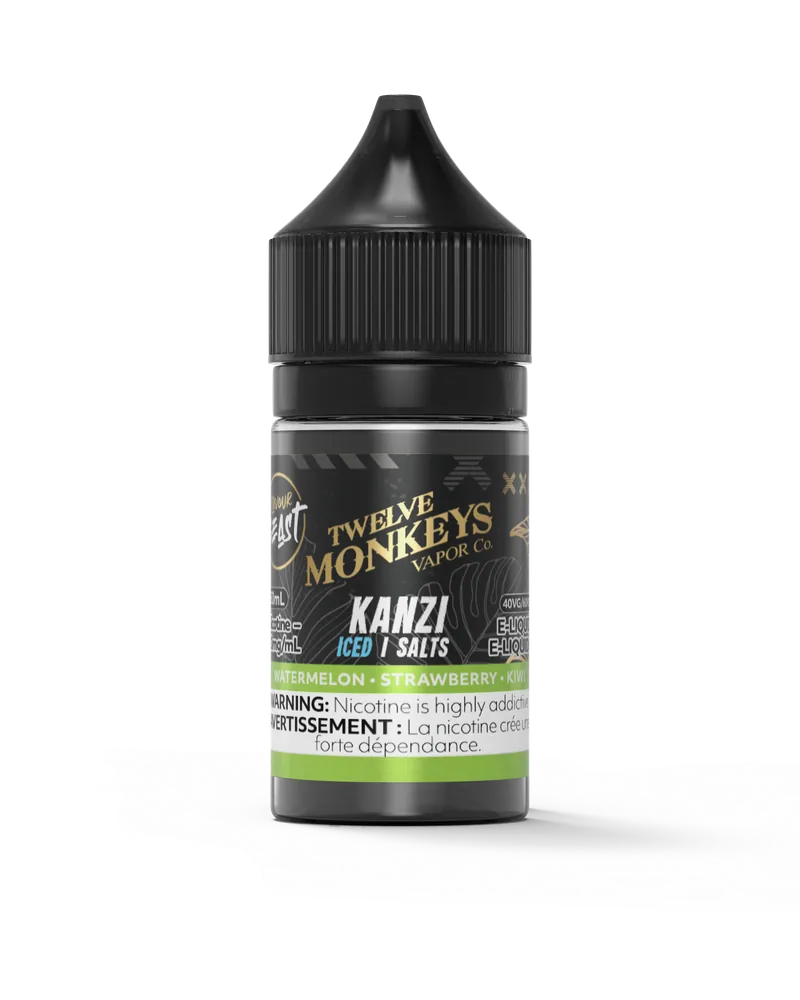 Flavour Beast x Twelve Monkeys Salt 30 mL - Kanzi 20 mg e-liquid bottle image