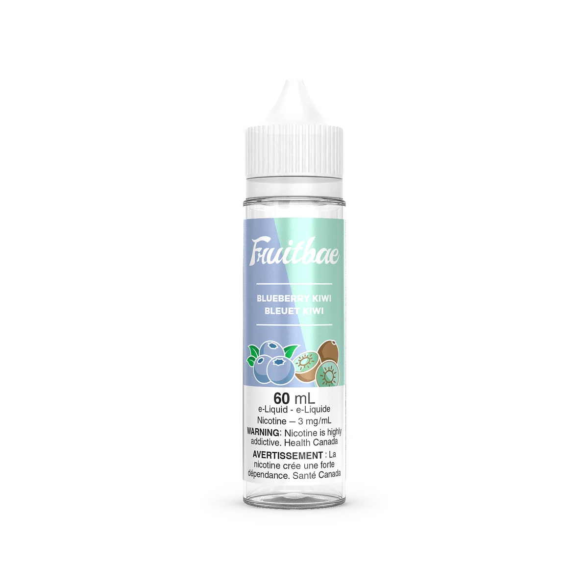 FRUITBAE Freebase 60 ML — Blueberry Kiwi e-liquid bottle