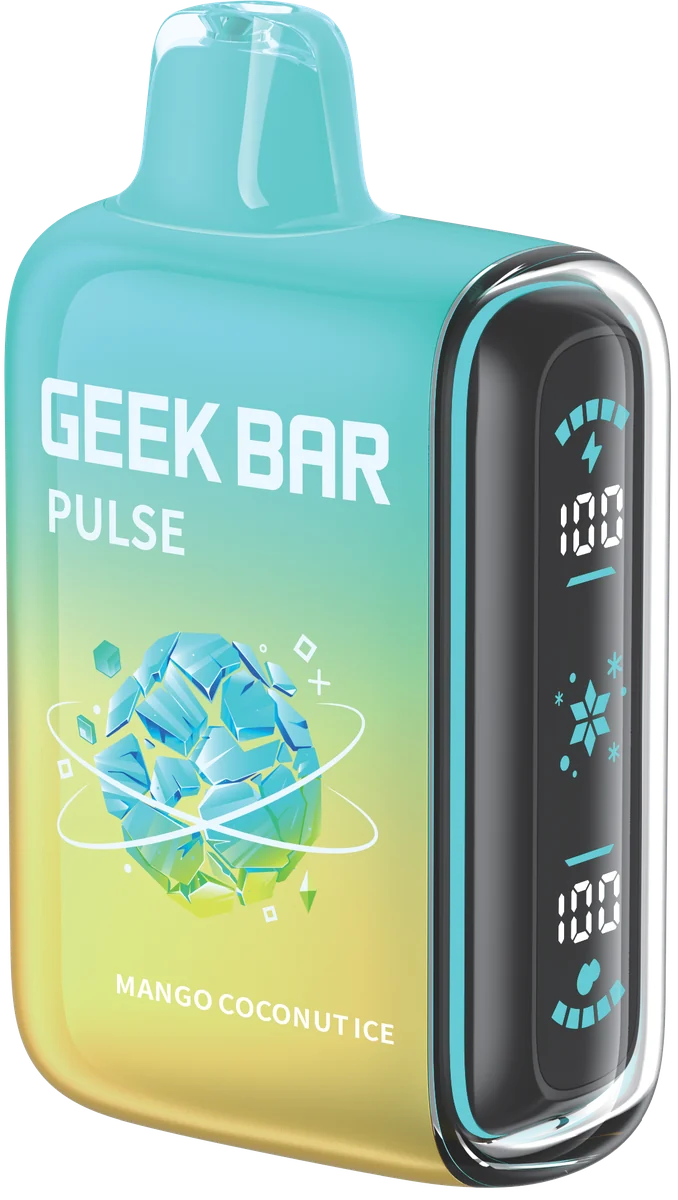Geek bar pulse 9k — Mango Coconut Ice disposable vape
