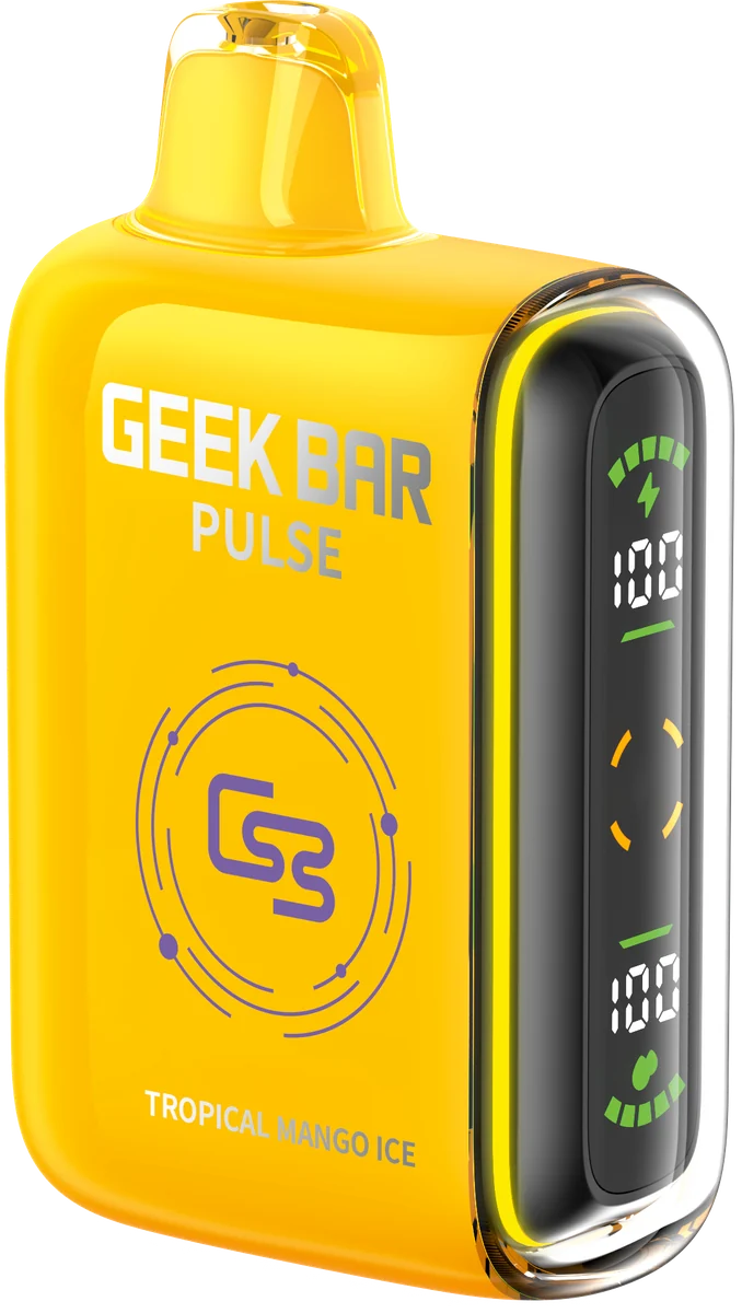 Geek bar pulse 9k — Tropical Mango Ice disposable vape