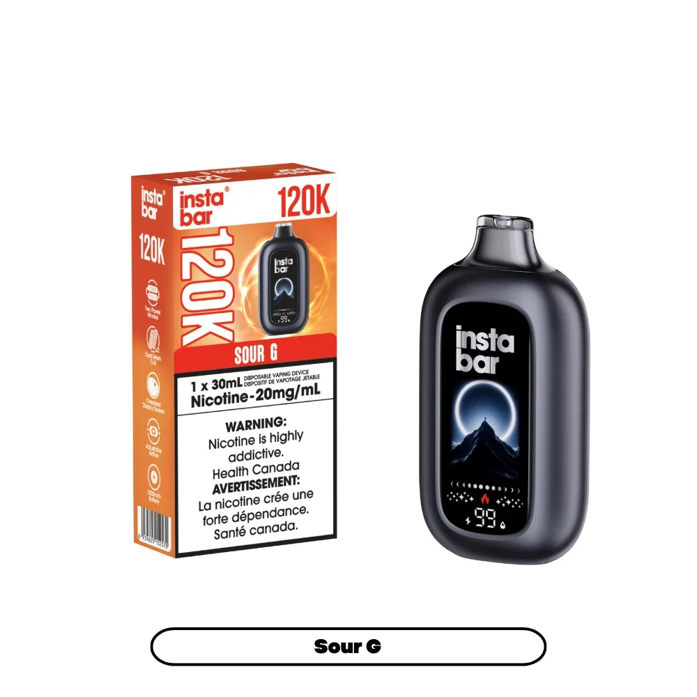 Insta Bar 120K Disposable Vape - Sour G
