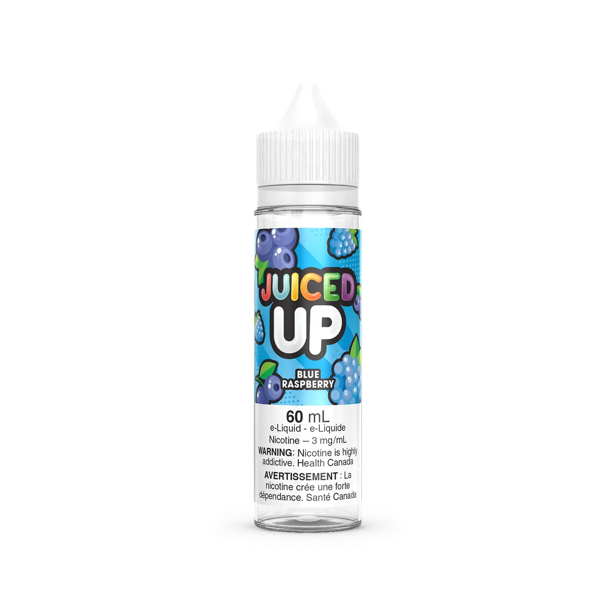 ICED UP JUICED UP Freebase — Blue Raspberry e-liquid bottle