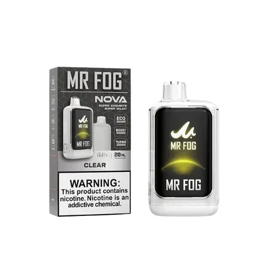 MR FOG NOVA — Clear disposable vape
