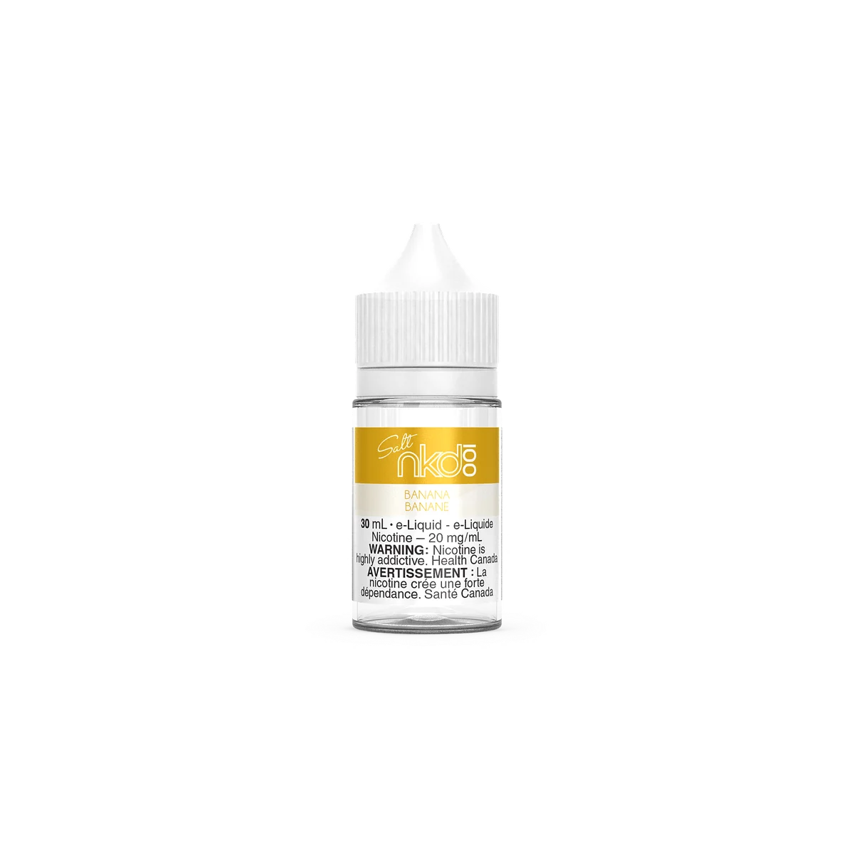 NAKED 100 Salt — BANANA e-liquid bottle