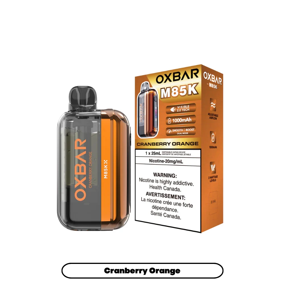 Oxbar M85k — Cranberry Orange disposable vape