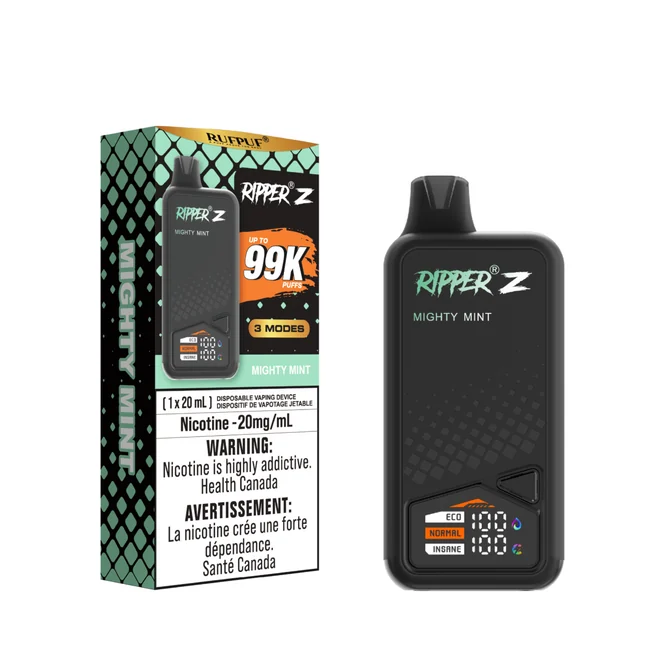 GCORE RIPPER Z 99K DISPOSABLE — Mighty Mint disposable vape