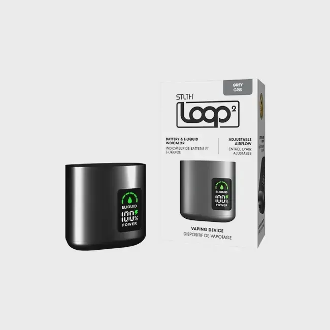 STLTH LOOP 2 CLOSED POD BATTERY - SILVER