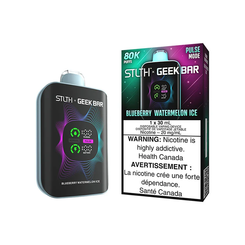 GEEK BAR STLTH X GEEK BAR 80K — Blueberry Watermelon Ice disposable vape