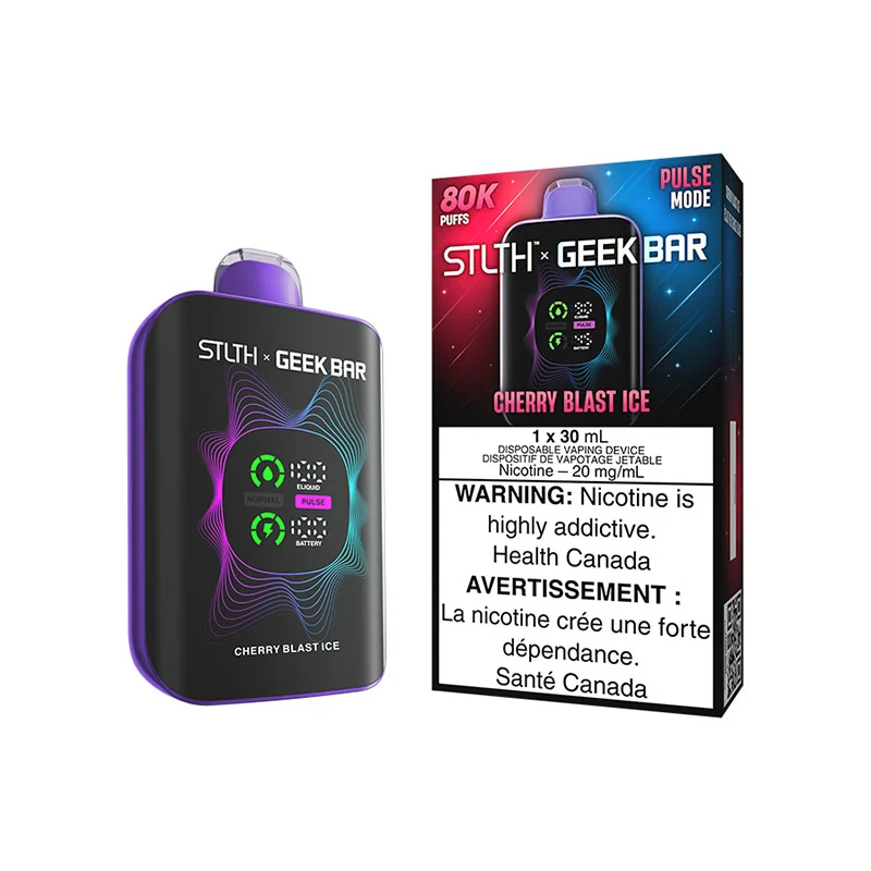 GEEK BAR STLTH X GEEK BAR 80K — CHERRY BLAST ICE disposable vape