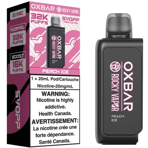 OXBAR SVOPP ROCKY VAPOR OXBAR — Flavours: PEACH ICE replacement pod
