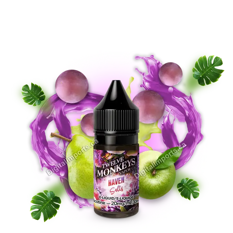 TWELVE MONKEYS NIC SALT 30ML — Haven e-liquid bottle