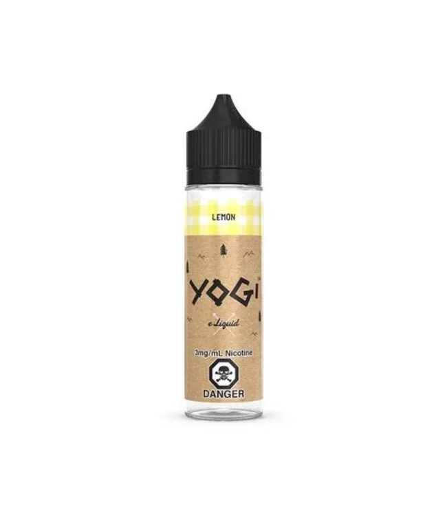 YOGY FREEBASE 60 ML — Lemon e-liquid bottle